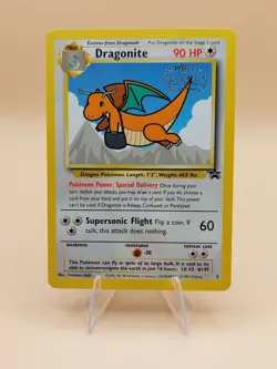Dragonite Pokemon Black Star Promo #5 Pokemon Movie WOTC 1999 NM - Image 1