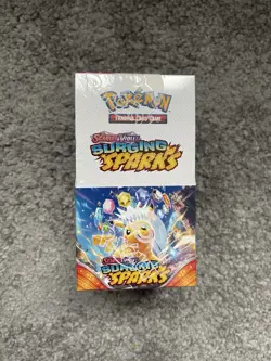 Pokemon TCG Surging Sparks Half Booster Box 18 Packs NEW Factory Sealed UK - Image 1
