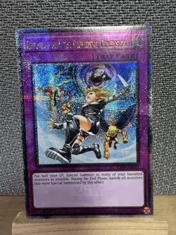 Yugioh Return from the Different Dimension RA03-EN140 Quarter Century 1st Ed NM - Image 1
