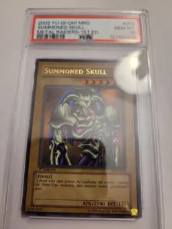 Summoned Skull MRD-003 Metal Raiders-1st Edition 1st Edition PSA 10 Yu-Gi-Oh! - Image 1