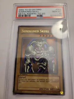 Summoned Skull MRD-003 Metal Raiders-1st Edition 1st Edition PSA 10 Yu-Gi-Oh! - Image 2