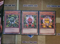 YUGIOH RED GADGET + YELLOW + GREEN MP24 QUARTER CENTURY SECRET 1ST ED NM - Image 1