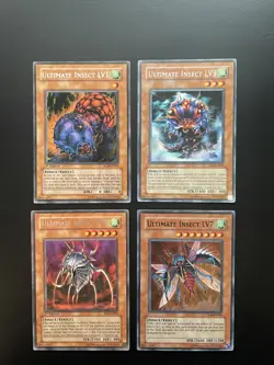 Yugioh Ultimate Insect Lv1 Lv3 Lv5 Lv7 SOD DR3 FET TLM Mixed Editions MP/HP - Image 1