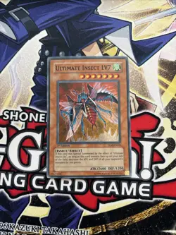(STO) YUGIOH 1st EDITION TLM-EN010 ULTIMATE INSECT LV7 SUPER RARE LP - Image 1