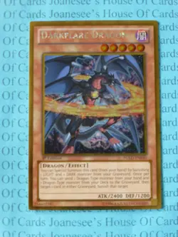 Darkflare Dragon PGLD-EN040 Gold Rare Yu-Gi-Oh Card 1st Edition New - Image 2