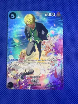Sanji ST14-003 OP10 Royal Blood SP Full Art One Piece Card Game English - Image 1