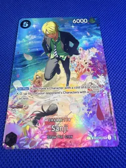 Sanji ST14-003 OP10 Royal Blood SP Full Art One Piece Card Game English - Image 2