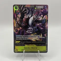 One Piece The Azure Sea’s Seven Gecko Moria OP14-104 SR Alt Art English. NM - Image 1