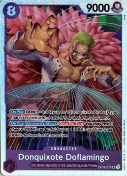 Donquixote Doflamingo SR Royal Blood OP10-071 One Piece TCG - Image 1
