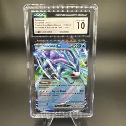 Pokemon CGC GEM Mint 10 Suicune EX Classic Collection Trading Card 010/034 - Image 1