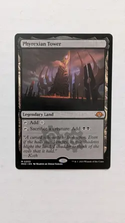 Mtg Phyrexian Tower 303 Modern Horizons 3 Regular Card - Image 1