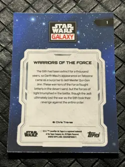 2024 Topps Chrome Star Wars Galaxy Trading Cards Complete Your Set U Pick - Image 4