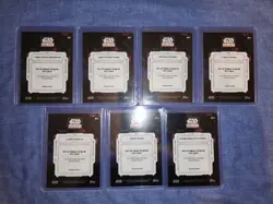 2024 TOPPS CHROME STAR WARS GALAXY - ART OF NABOO 7 CARD BUNDLE - Image 2