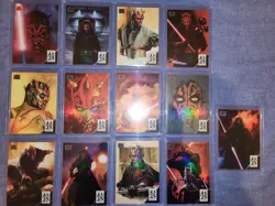 2024 TOPPS CHROME STAR WARS GALAXY - ART OF MAUL 13 OF 15 CARDS - Image 1