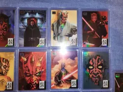 2024 TOPPS CHROME STAR WARS GALAXY - ART OF MAUL 13 OF 15 CARDS - Image 3