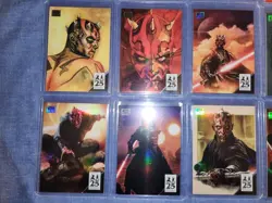 2024 TOPPS CHROME STAR WARS GALAXY - ART OF MAUL 13 OF 15 CARDS - Image 4