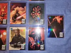 2024 TOPPS CHROME STAR WARS GALAXY - ART OF MAUL 13 OF 15 CARDS - Image 5