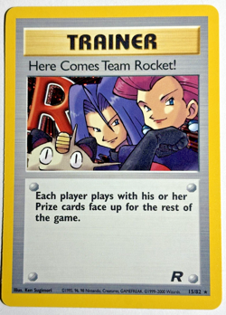 Pokemon TCG Here Comes Team Rocket Rare Holo Card #15/82 Team Rocket - Image 1