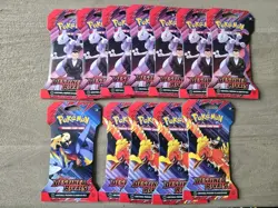 Lot of 12 - Pokemon TCG Destined Rivals Sleeved Booster Pack Factory Sealed - Image 1