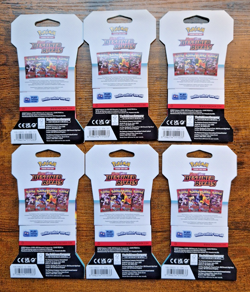 Pokemon Destined Rivals Sleeved Booster Pack LOT of 6 Sealed Packs S&V 167154_12 - Image 2