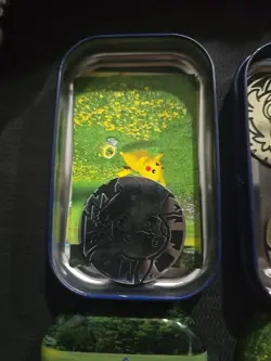3 POKEMON GO MINI TIN NO CARDS COMES WITH COINS AND A COUPLE OF STICKERS - Image 4