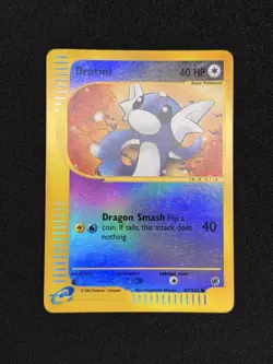 Dratini 107/165 Reverse Holo Expedition Pokemon Card E-Reader LP-MP - Image 1