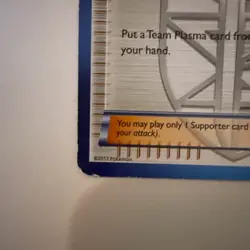 Shadow Triad 102/116 Plasma Freeze Moderate Played Pokemon TCG Card - Image 3