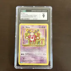 Pokemon TCG Mr. Mime 013/034 Classic Holo Trading Card Slab CGC Mint 9 - Image 1