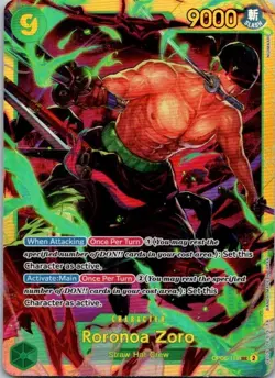 Roronoa Zoro - OP06-118 SEC - Wings of the Captain - Secret Rare One Piece Card - Image 1