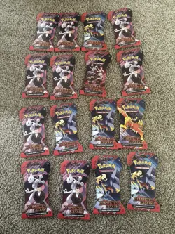 Pokemon Destined Rivals Sleeved Booster Packs SEALED Lot of 16 - Image 1