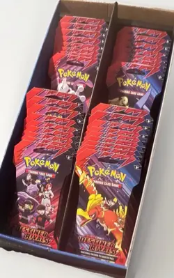 Pokemon TCG Destined Rivals Sleeved Booster Packs Lot Of 16 Factory Sealed New - Image 1
