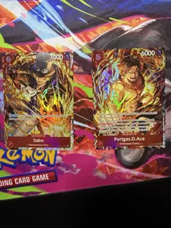 Sabo & Portgas D Ace ST15-005 Illustration Box Volume 5 One Piece Promo Cards - Image 1