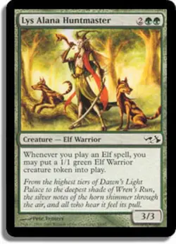 MTG - Lys Alana Huntmaster - Duel Decks: Elves vs. Goblins - NM, English Magic F - Image 1
