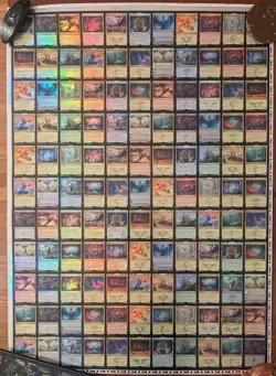 Tarkir: Dragonstorm Foil Mythics Uncut Sheet - Image 1