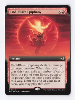 End-Blaze Epiphany (Extended Art) 0364 (R) MTG Lorwyn Eclipsed (ECL) - Image 1