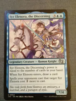 Syr Elenora, the Discerning (Anime) Foundations Jumpstart Regular NM 0064 - Image 1