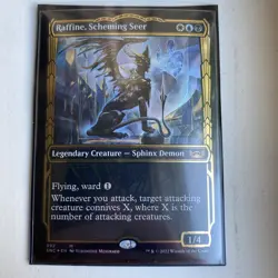 Raffine, Scheming Seer (Gilded Foil) Streets of New Capenna Foil - Image 1