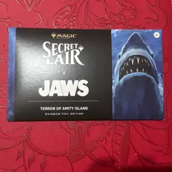 MTG | Jaws Terror Of Amity Island ✨FOIL✨ [Secret Lair] Sealed Pack - Image 1