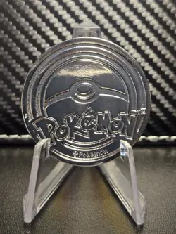 Mega Charizard X EX UPC Ultra Premium Collection Silver Metal Coin 2025 Pokemon - Image 3