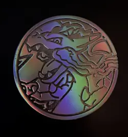 Mega Charizard X EX UPC Ultra Premium Collection Silver Metal Coin 2025 Pokemon - Image 4