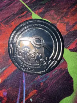 Mega Charizard X EX UPC Ultra Premium Collection Silver Metal Coin 2025 Pokemon - Image 2