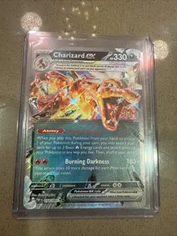 Charizard ex 054/091 Paldean Fates Double Rare Pokemon TCG NM/MINT - Image 1