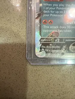 Charizard ex 054/091 Paldean Fates Double Rare Pokemon TCG NM/MINT - Image 2