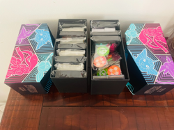 Pokemon Elite Trainer Box Evolving Skies Sleeves, Card Dividers, Dice, Token LOT - Image 2