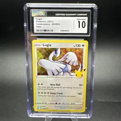 Pokemon TCG Lugia Celebrations (2021) CGC Gem Mint 10 25th Anniversary Holo - Image 1