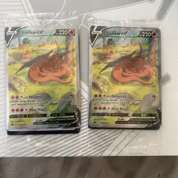 Pokemon TCG Charizard v SWSH260 Sword & Shield Promo Holo Card, Sealed!!! - Image 1
