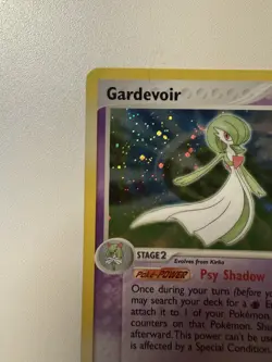 2003 Pokemon EX Ruby & Sapphire #7/109 Gardevoir Holo Rare With Swirl - Image 4