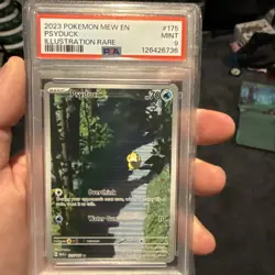 2023 POKEMON MEW EN-151 ILLUSTRATION RARE #175 PSYDUCK PSA 9 - Image 1