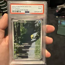 2023 POKEMON MEW EN-151 ILLUSTRATION RARE #175 PSYDUCK PSA 9 - Image 3