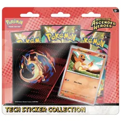 Pokemon TCG Ascended Heroes Tech Sticker Collection Charmander & Gastly 🔥💜 - Image 4